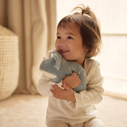 Jucărie de pluș, Dinozaurul Roarsome, Jollein, Crem, 28 cm, 0 luni+