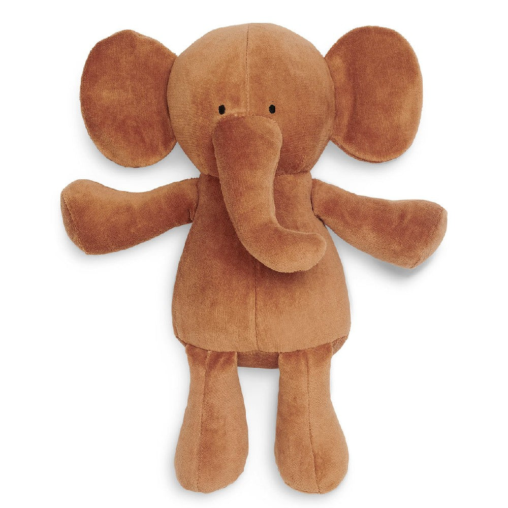 Jucărie de pluș, Micul Elefant, Jollein, Maro, 37 cm, 0 luni+