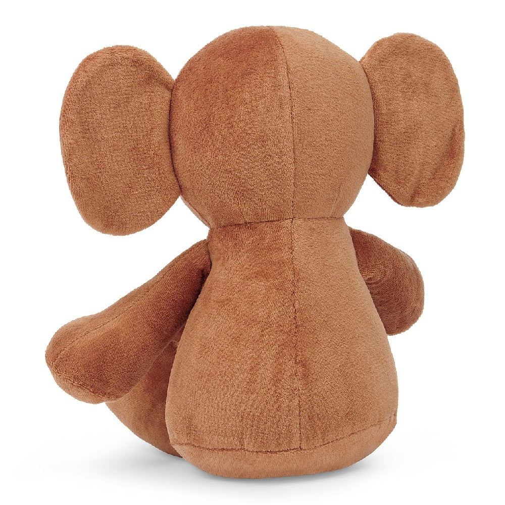 Jucărie de pluș, Micul Elefant, Jollein, Maro, 37 cm, 0 luni+