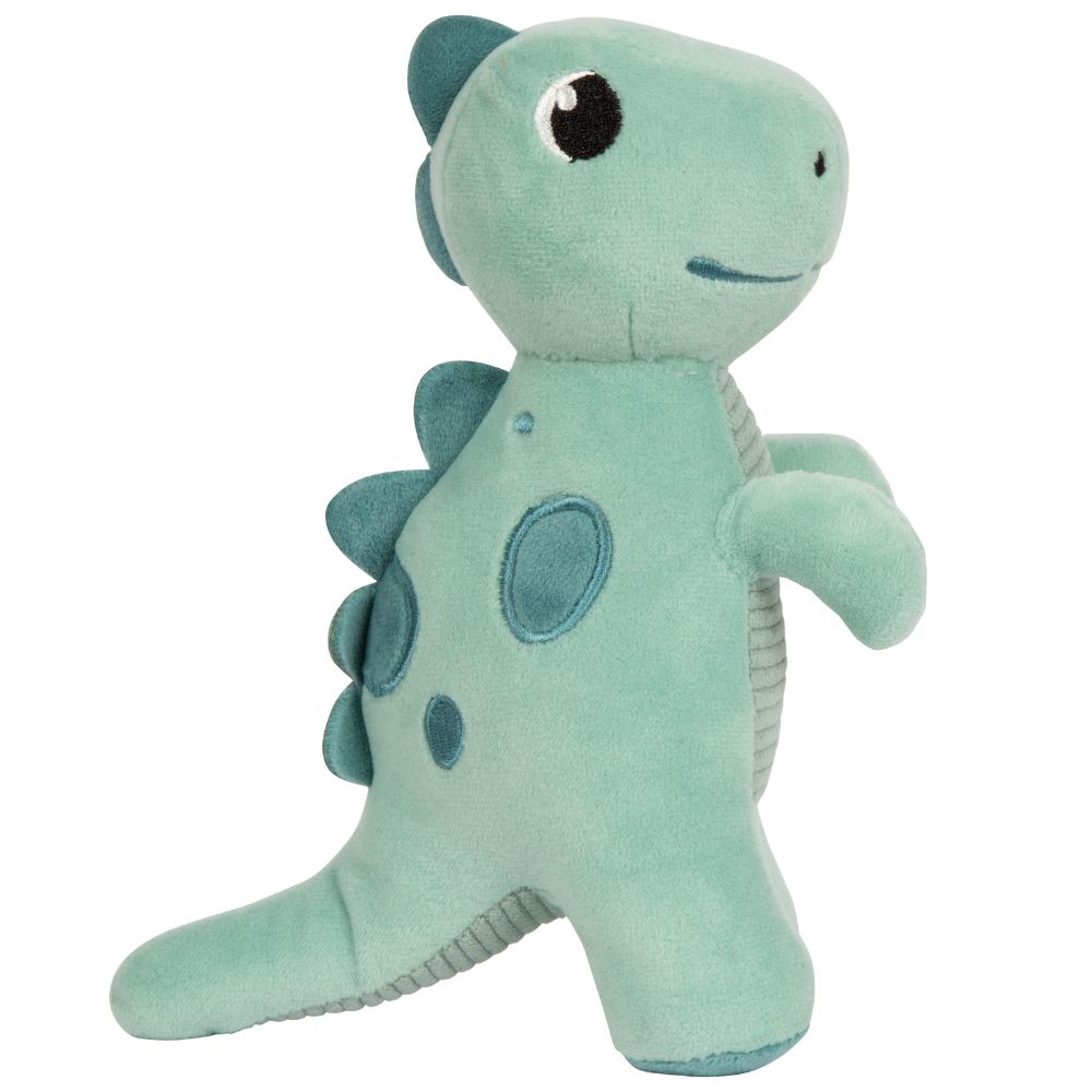 Jucărie de Pluș, Dinozaur, Verde, Small Foot, 0 luni+