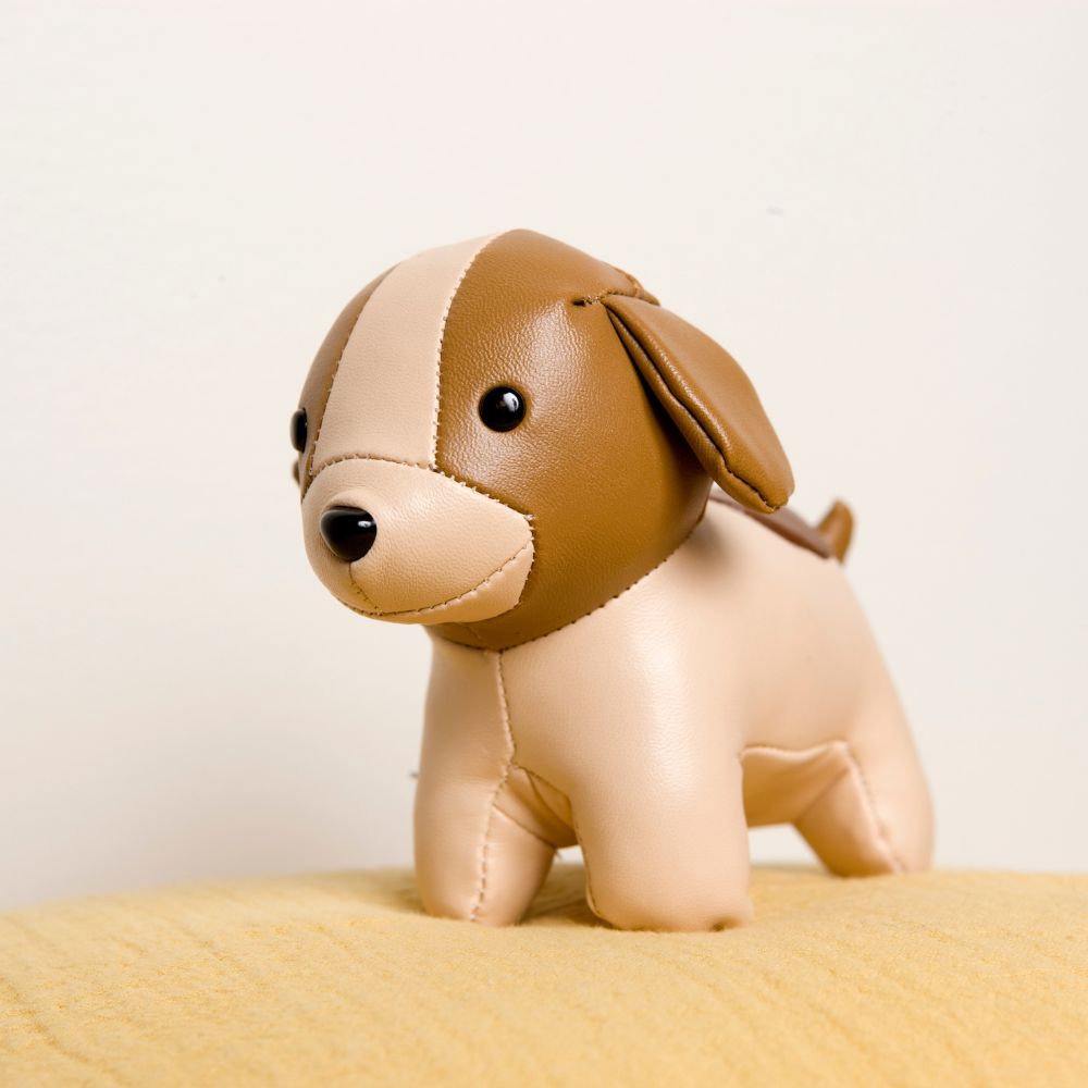 Jucărie de pluș pentru copii, Cățelul Adrien, Little Big Friends, 0 luni+