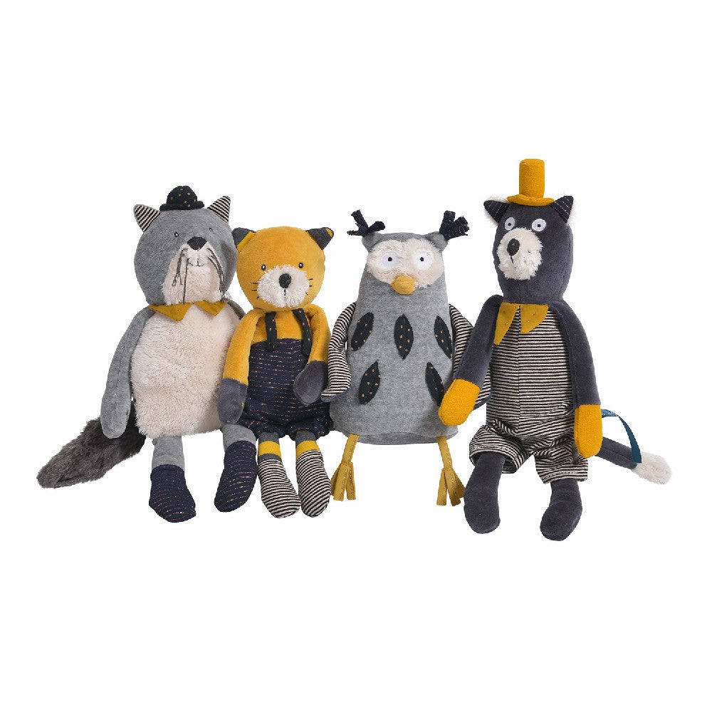 Jucărie moale de pluș, Pisoiul Lulu, Moulin Roty, 0 luni+