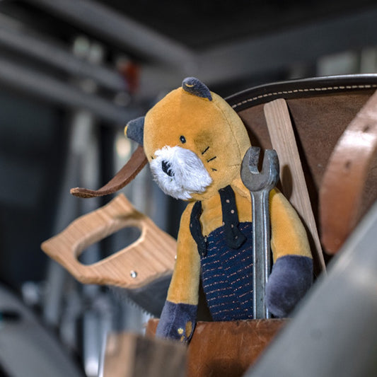 Jucărie moale de pluș, Pisoiul Lulu, Moulin Roty, 0 luni+