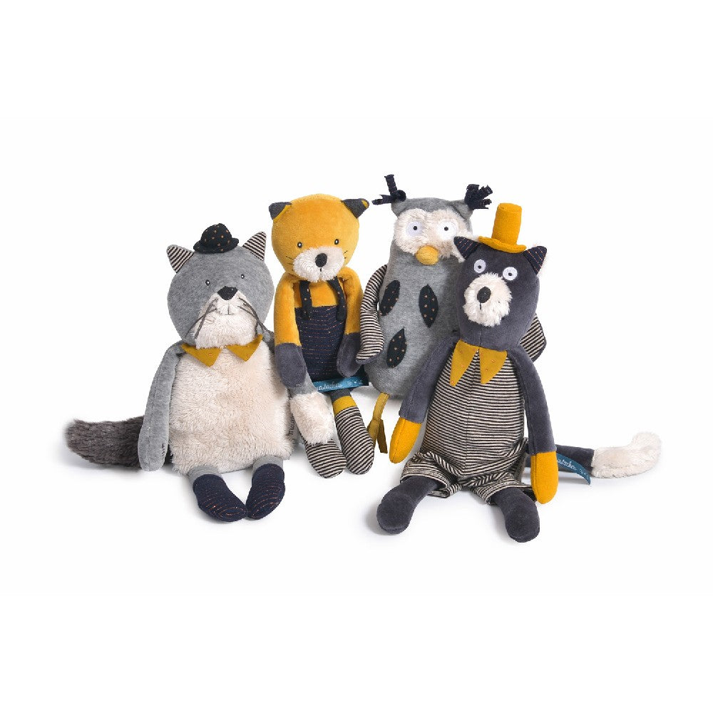 Jucărie moale de pluș, Pisoiul Lulu, Moulin Roty, 0 luni+