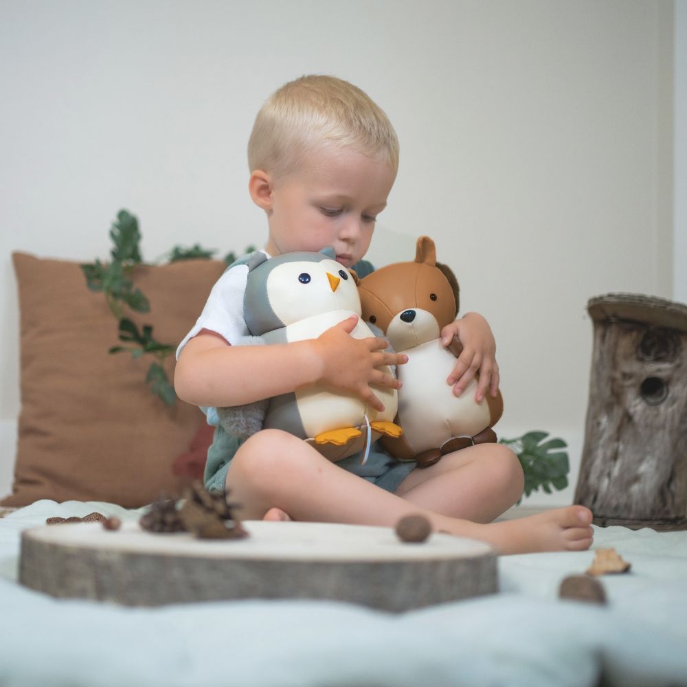 Jucărie muzicală pentru copii, Bufnița Colette, Little Big Friends, 0 luni+