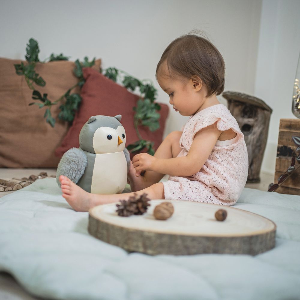 Jucărie muzicală pentru copii, Bufnița Colette, Little Big Friends, 0 luni+