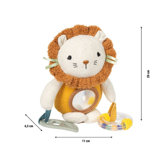 Jucărie senzorială bebeluși cu agățătoare, Little Lion, Small Foot,0 luni+