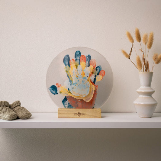 Kit amintiri cu amprente pentru bebeluși și familie , Family Colors, Petit Artichaut