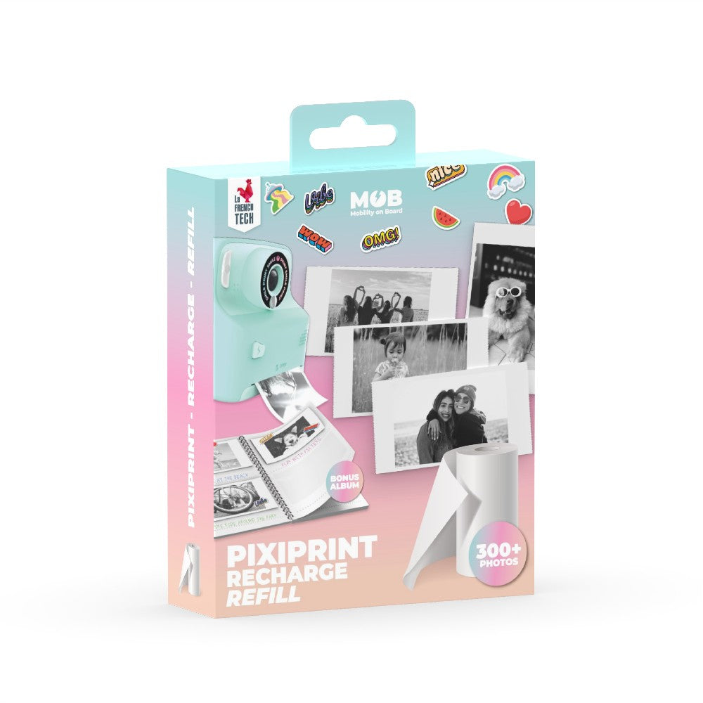 Kit creativ cu role de rezervă pentru aparatul foto-video Pixiprint, MOB Paris