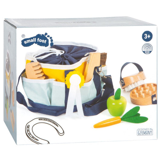 Kit de jucărie pentru îngrijire cailor, 7 piese, Small Foot, 3 ani+