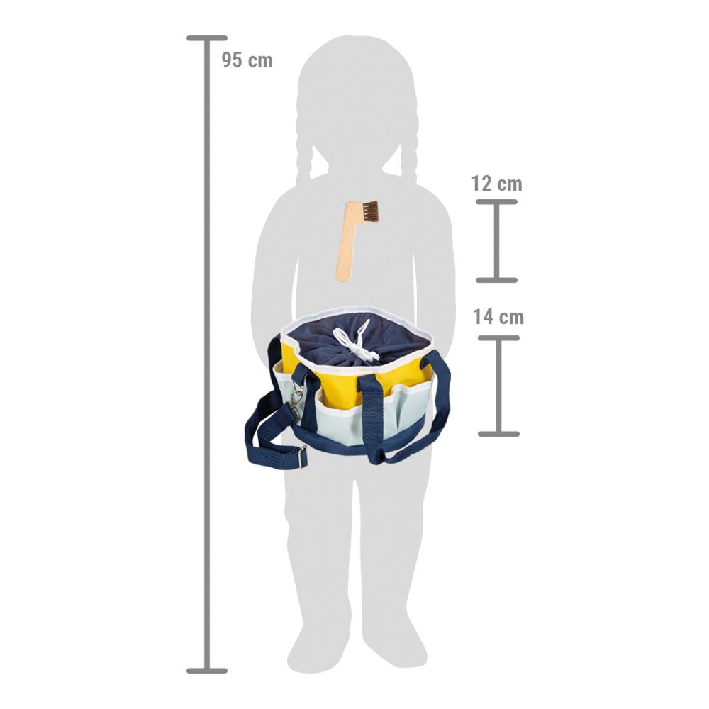 Kit de jucărie pentru îngrijire cailor, 7 piese, Small Foot, 3 ani+