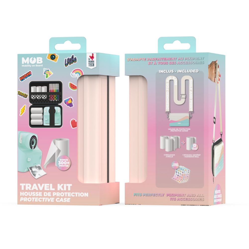 Kit Travel2 cu role de rezervă pentru aparatul foto-video Pixiprint, MOB Paris