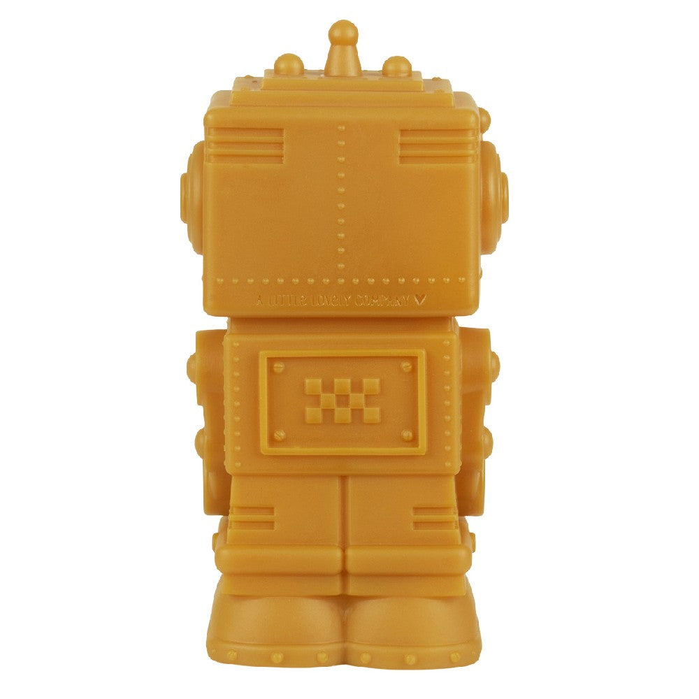 Lampă de veghe pentru copii, Micul Robot, A Little Lovely Company, Galben-Muștar