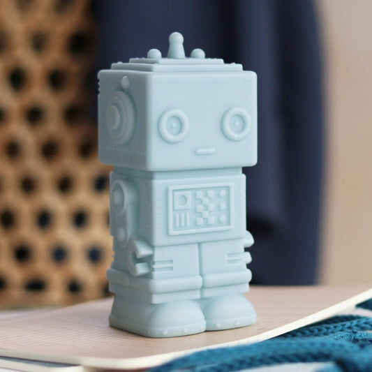 Lampă de veghe pentru copii, Micul Robot, A Little Lovely Company, Albastru