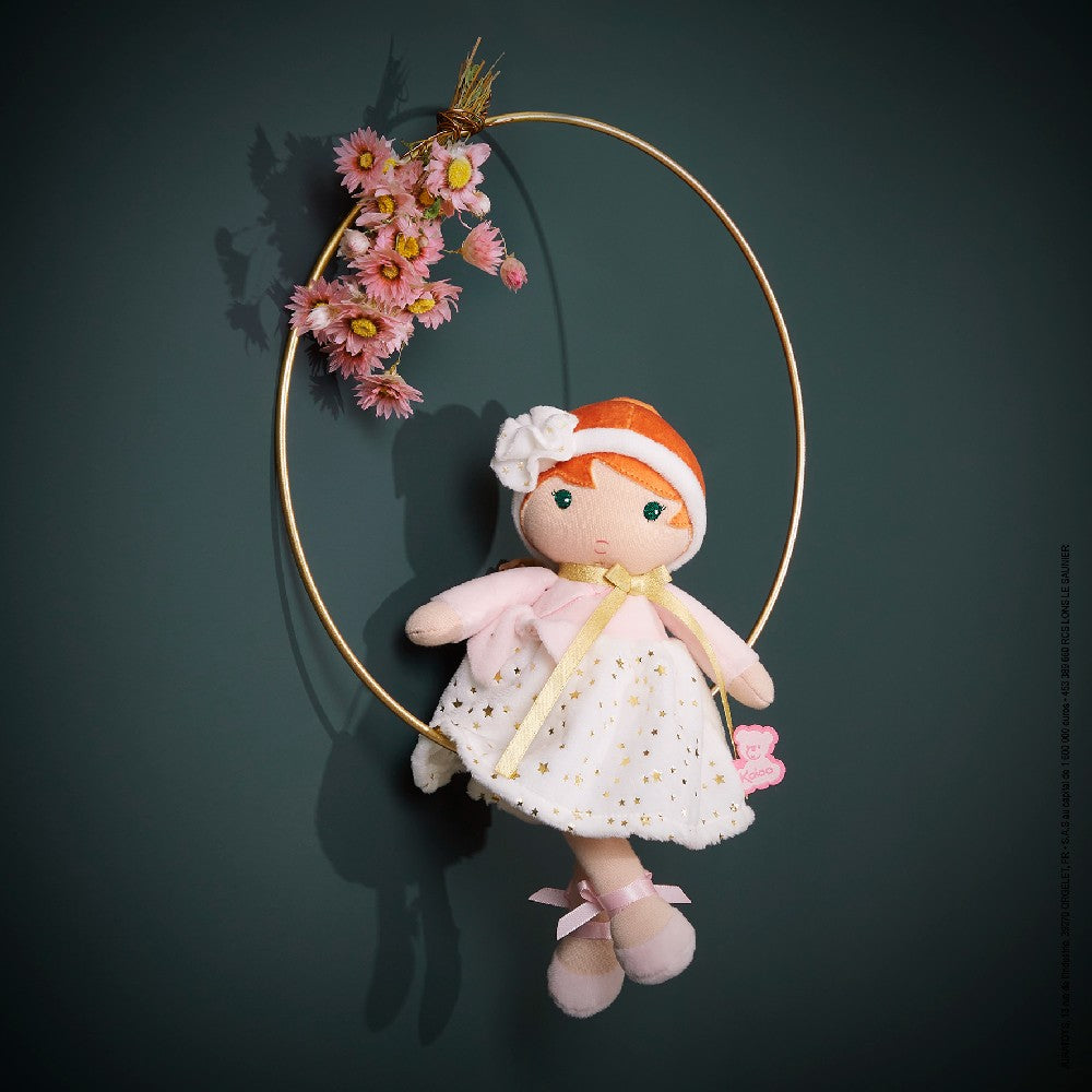 Păpușă textilă din velur, Valentine, Kaloo, 25 cm, 0 luni+