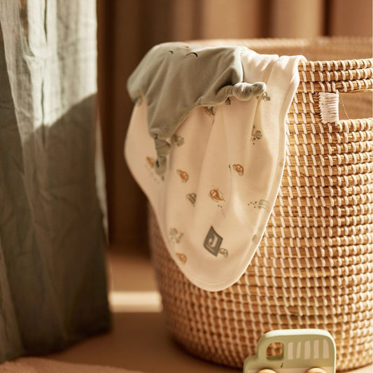 Pătură din jerseu pentru bebeluși, On The Go, Jollein, 75x100 cm, OEKO-TEX