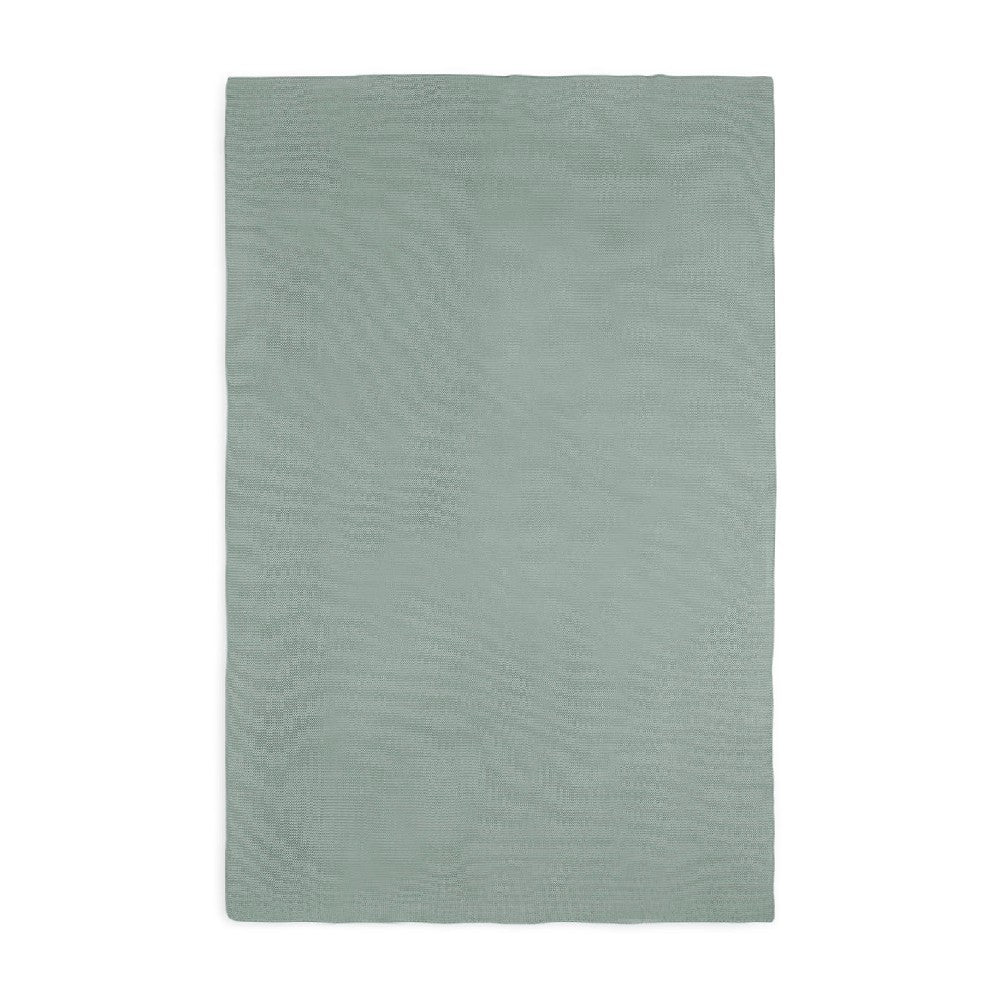 Pătură tricotată pentru bebeluși,Basic Knit Forest Green, Jollein, 75x100 cm
