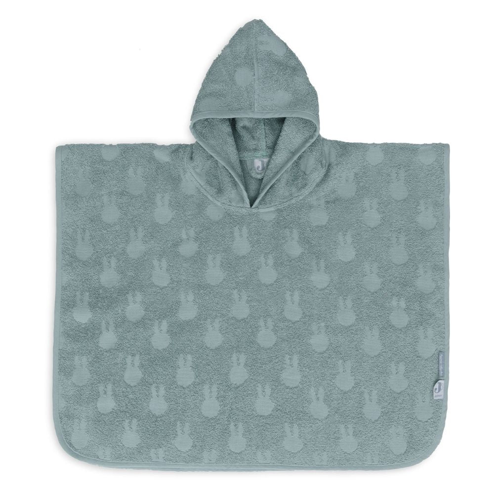 Poncho de baie copii din bumbac, Terry Miffy, Sea Green, Jollein, 1-4 ani, OEKO-TEX
