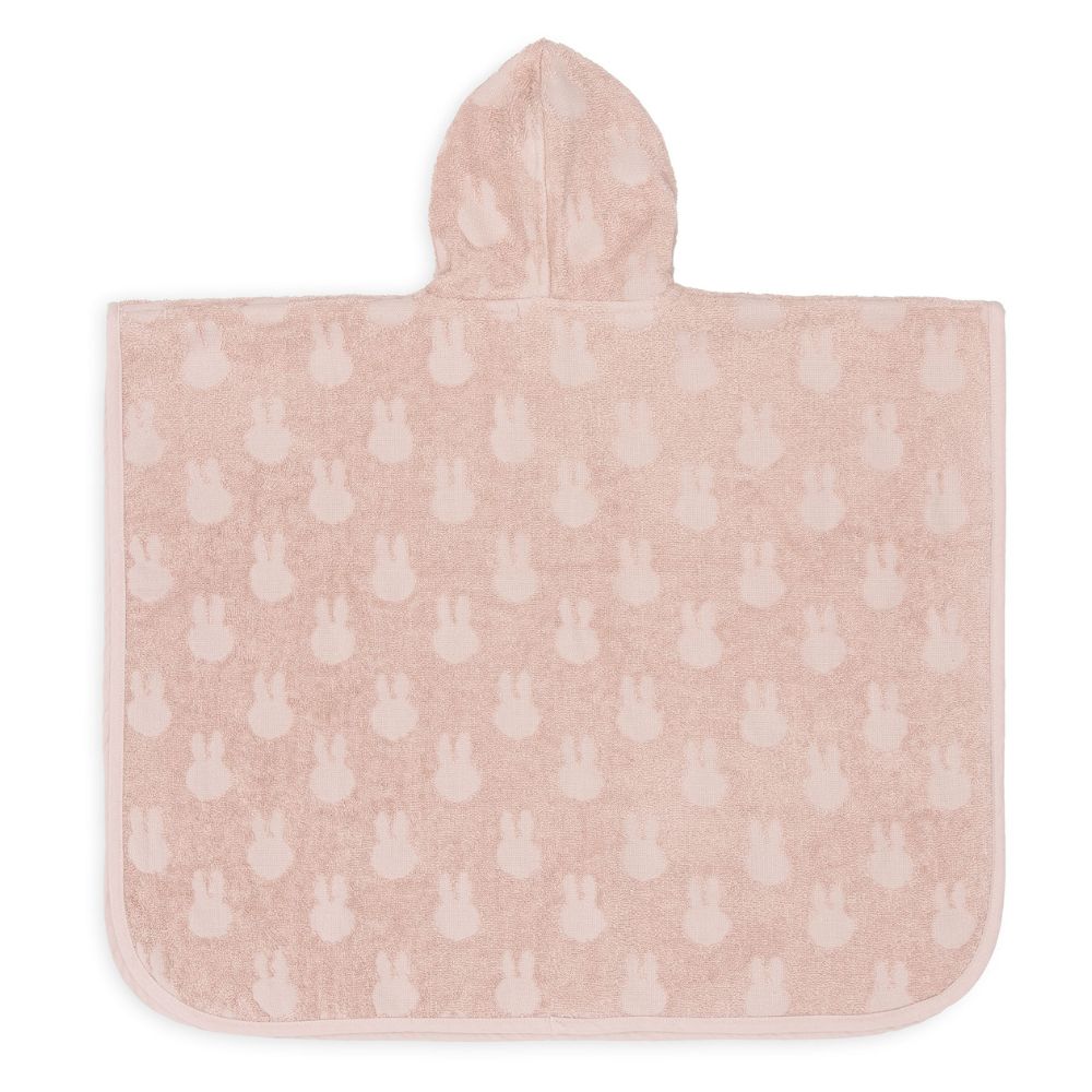 Poncho de baie copii din bumbac, Terry Miffy, Wild Rose, Jollein, 1-4 ani,OEKO-TEX