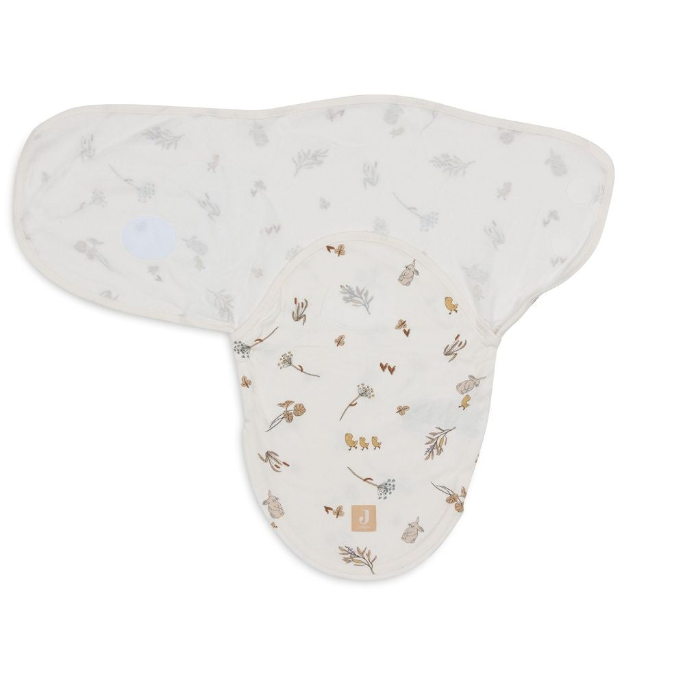 Sac de dormit - sistem de înfășat bebeluși, Riverside, Jollein, Ivory, OEKO-TEX, 0-3 luni