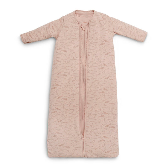 Sac de dormit bebeluși - 4 anotimpuri, Balene - Roz Pale, Jollein, 70cm