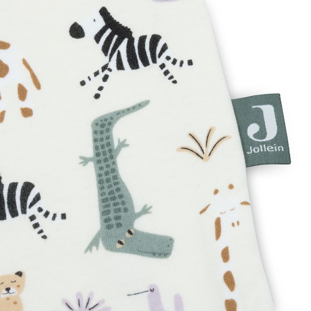Sac de dormit pentru bebeluși din jerseu, Jungle Jambo, Jollein, 90 cm, OEKO-TEX