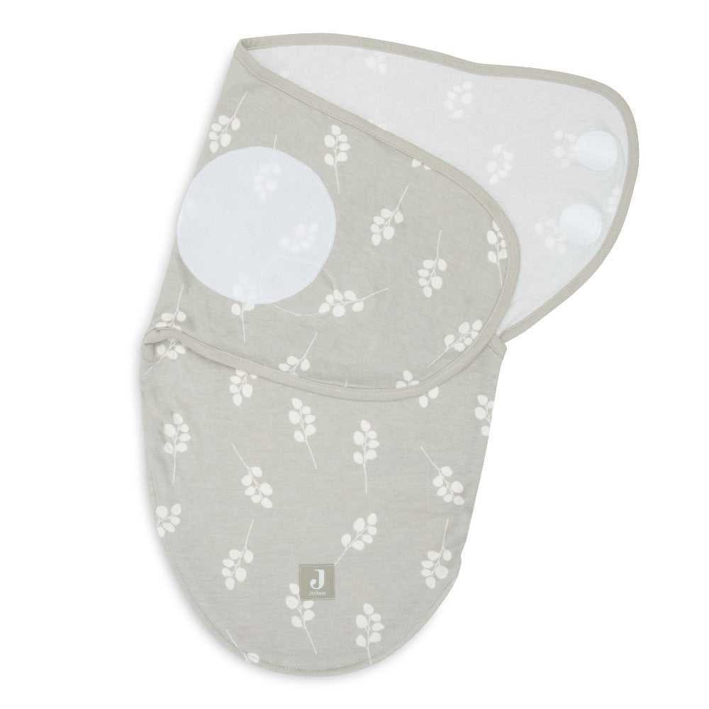 Sac de dormit - sistem de înfășat bebeluși, Twig, Jollein, Verde măsliniu, 0-3 luni