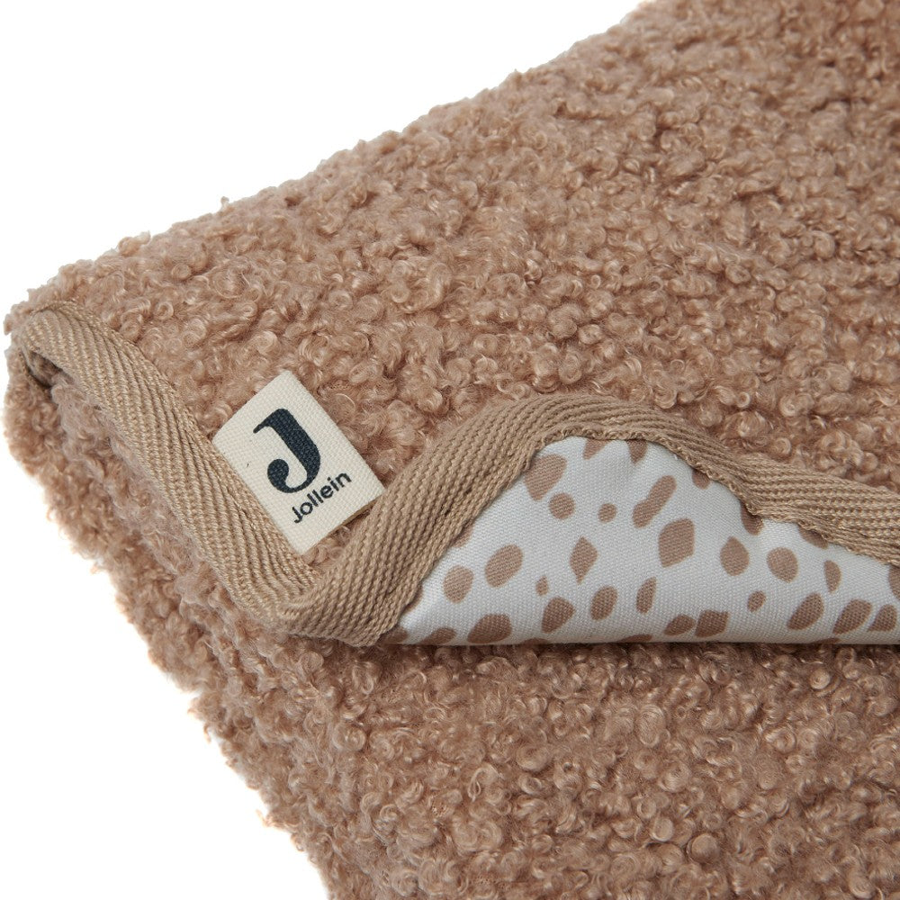 Salteluță portabilă pentru schimbat și înfășat, Boucle Biscuit, Jollein, 71x50 cm