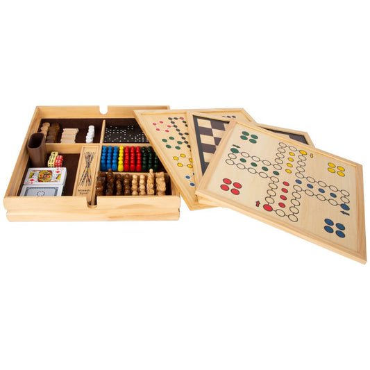 Set 20 jocuri clasice de societate, Small Foot, 6 ani+