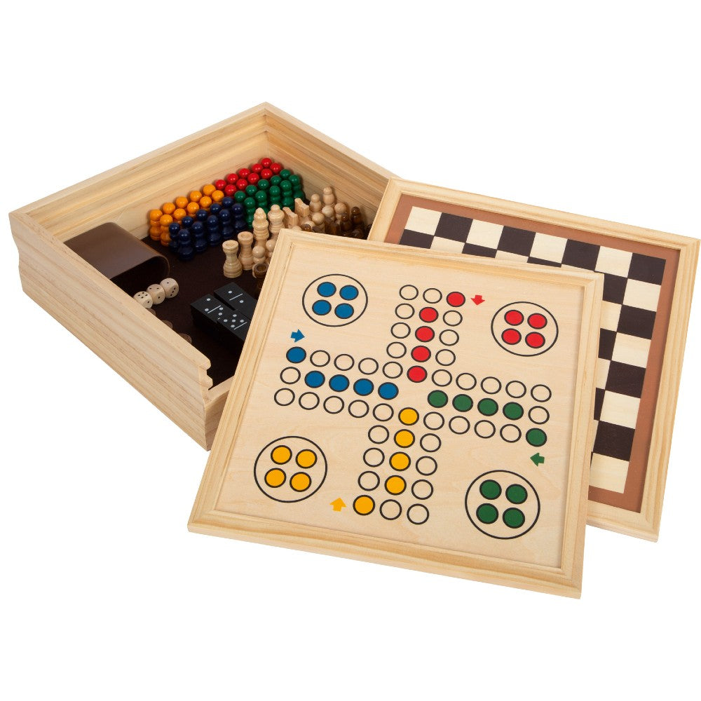 Set 7 jocuri clasice de societate, Small Foot, 6 ani+