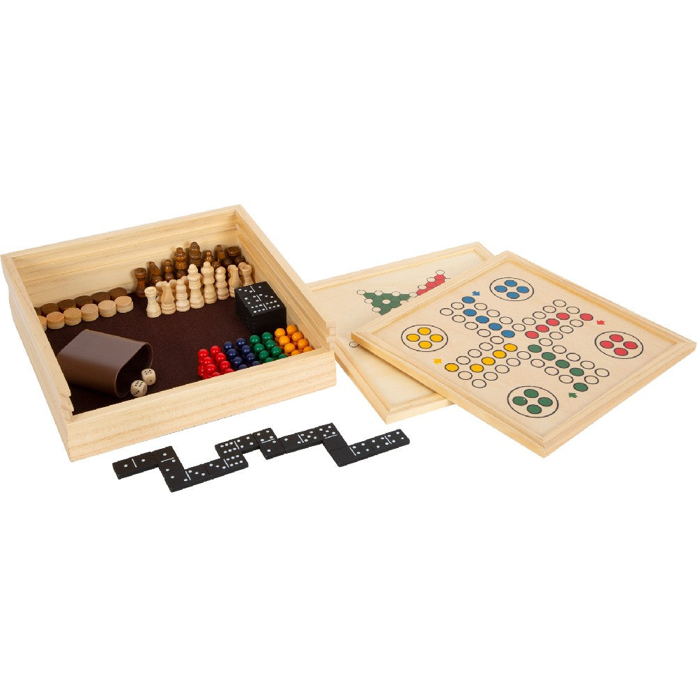 Set 7 jocuri clasice de societate, Small Foot, 6 ani+