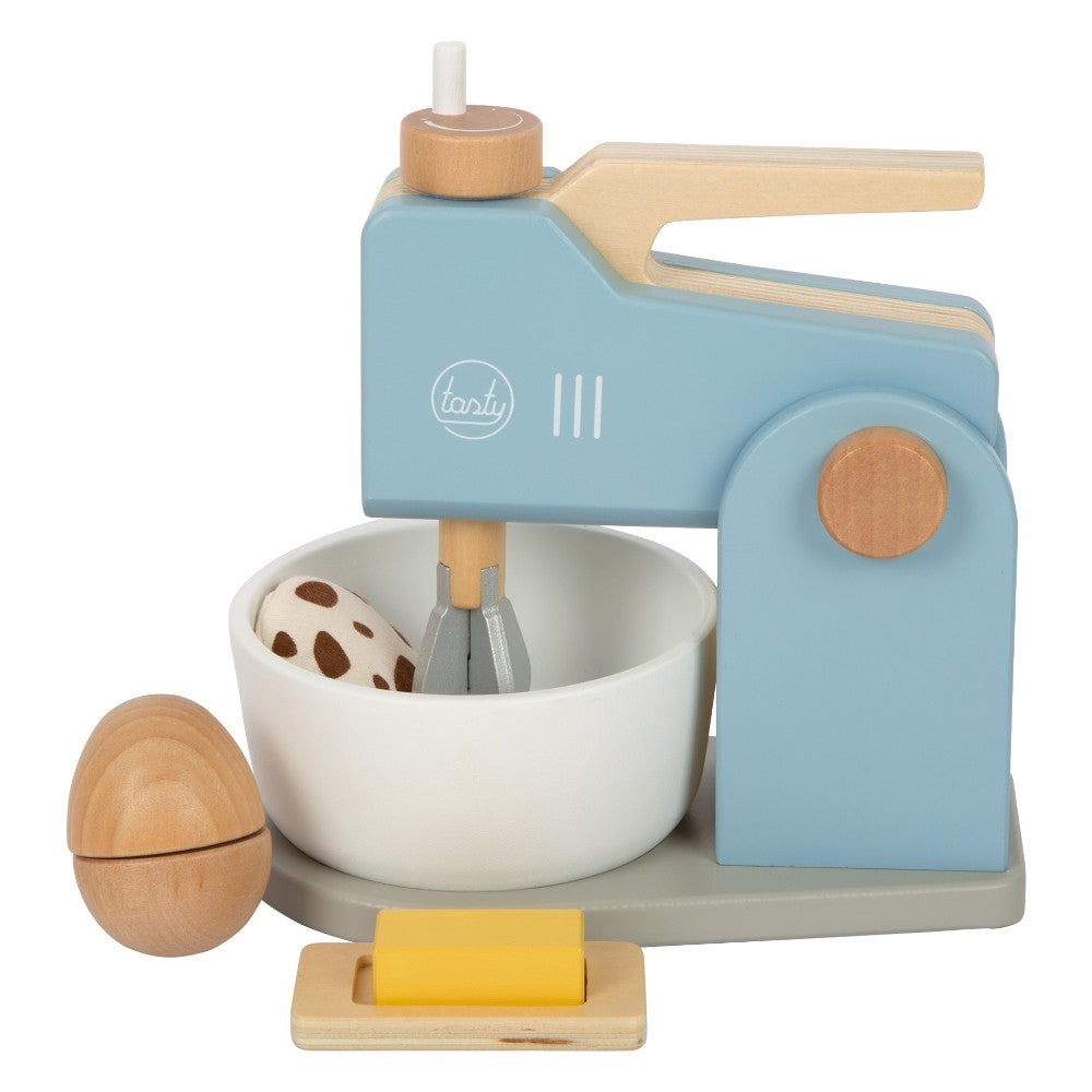 Set Mixer din lemn cu accesorii, Small Foot, Tasty, 3 ani+