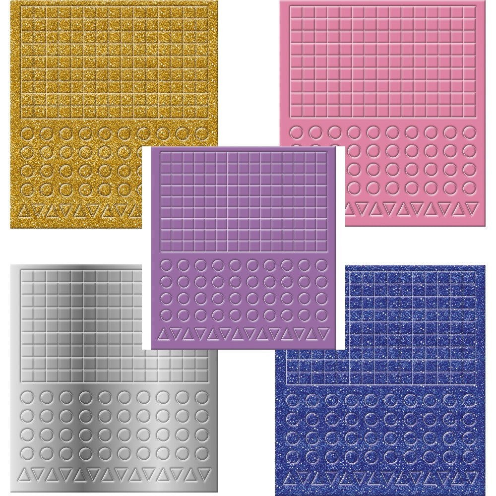 Set creativ cu 6 măști, Mozaic, Janod, 7 ani+