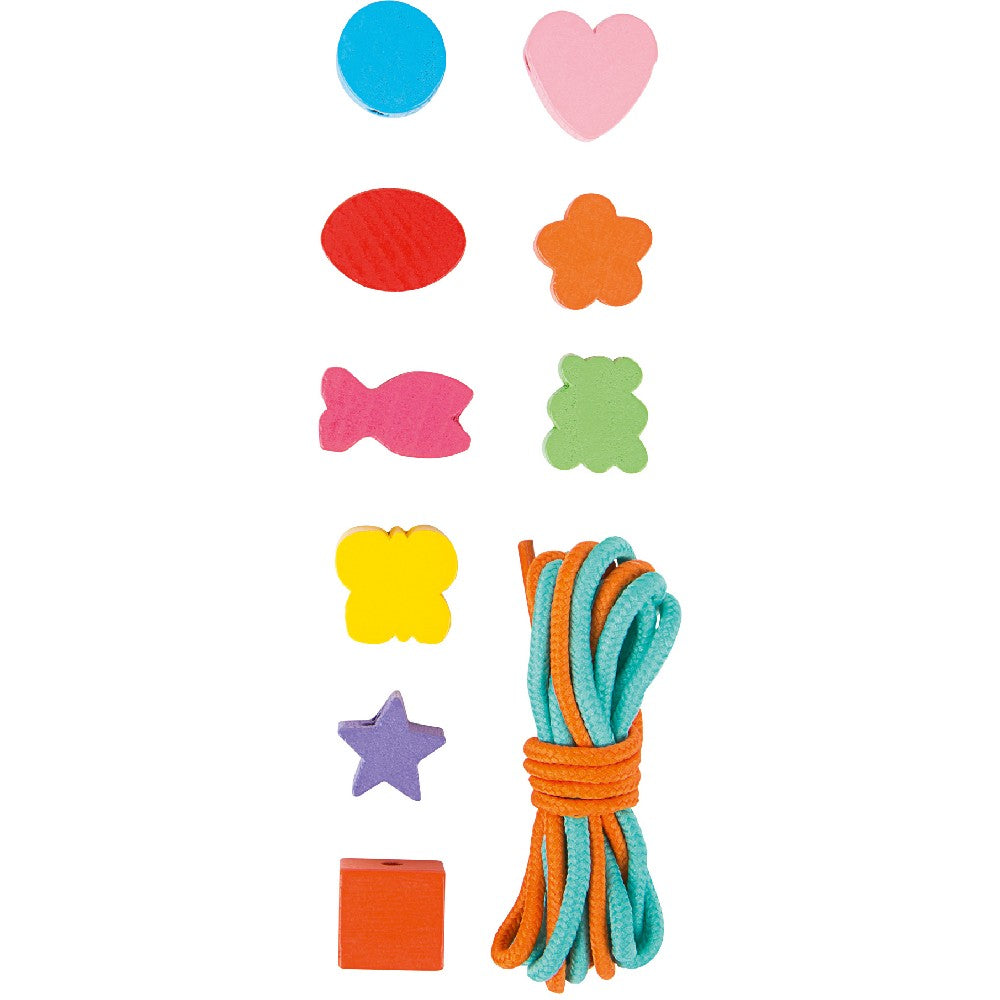 Set de artizanat mărgele, Small Foot, 84 piese, 3 ani+