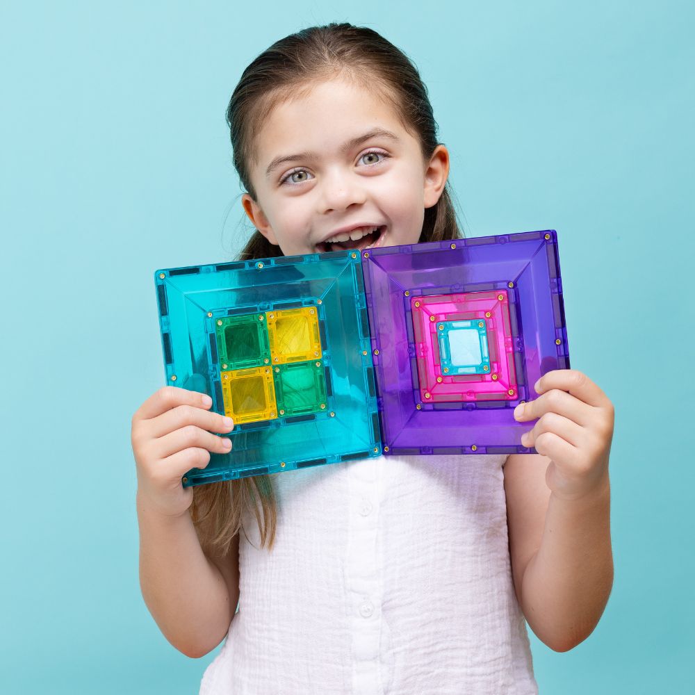 Set de construcție magnetic, Bright Portal Pack, Connetix Tiles, 48 piese, 3 ani+