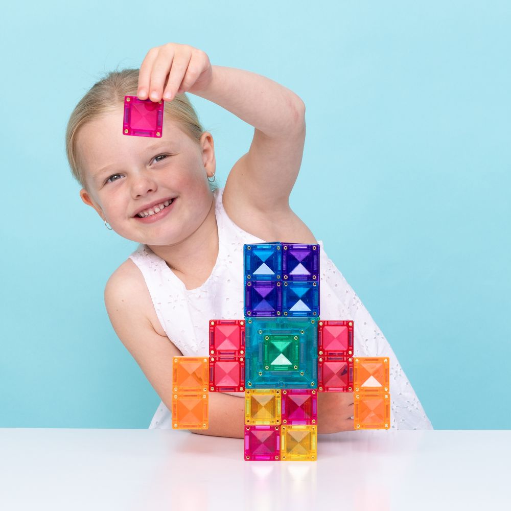 Set de construcție magnetic, Bright Portal Pack, Connetix Tiles, 48 piese, 3 ani+