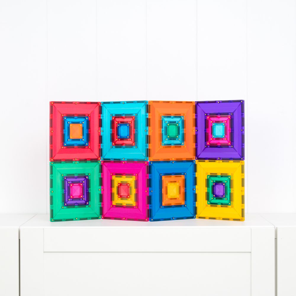 Set de construcție magnetic, Bright Portal Pack, Connetix Tiles, 48 piese, 3 ani+