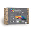 Set de construcție magnetic, Rainbow Transport Pack, Connetix Tiles, 50 piese, 3 ani+