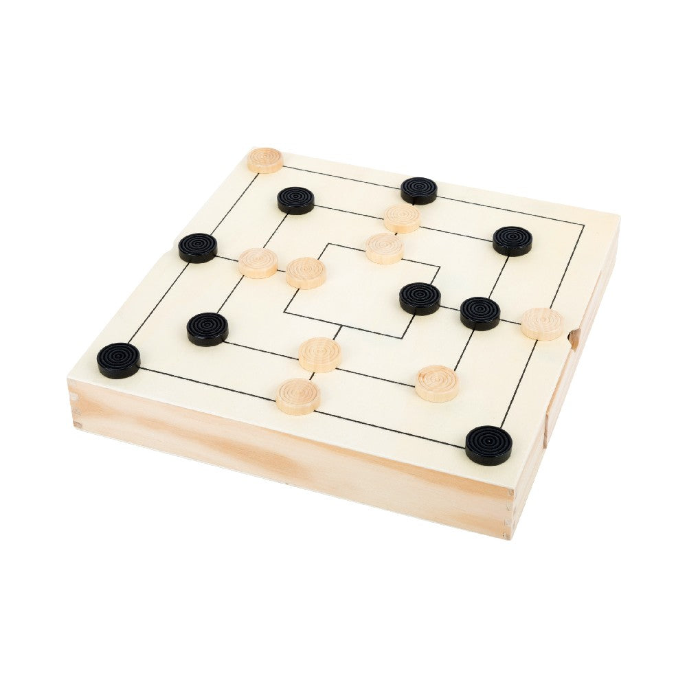 Set de jocuri Morris, Șah, Jocul de Dame, Moara, Small Foot, 6 ani+