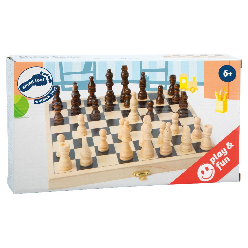 Set de Șah cu tablă din lemn, Small foot, 6 ani+