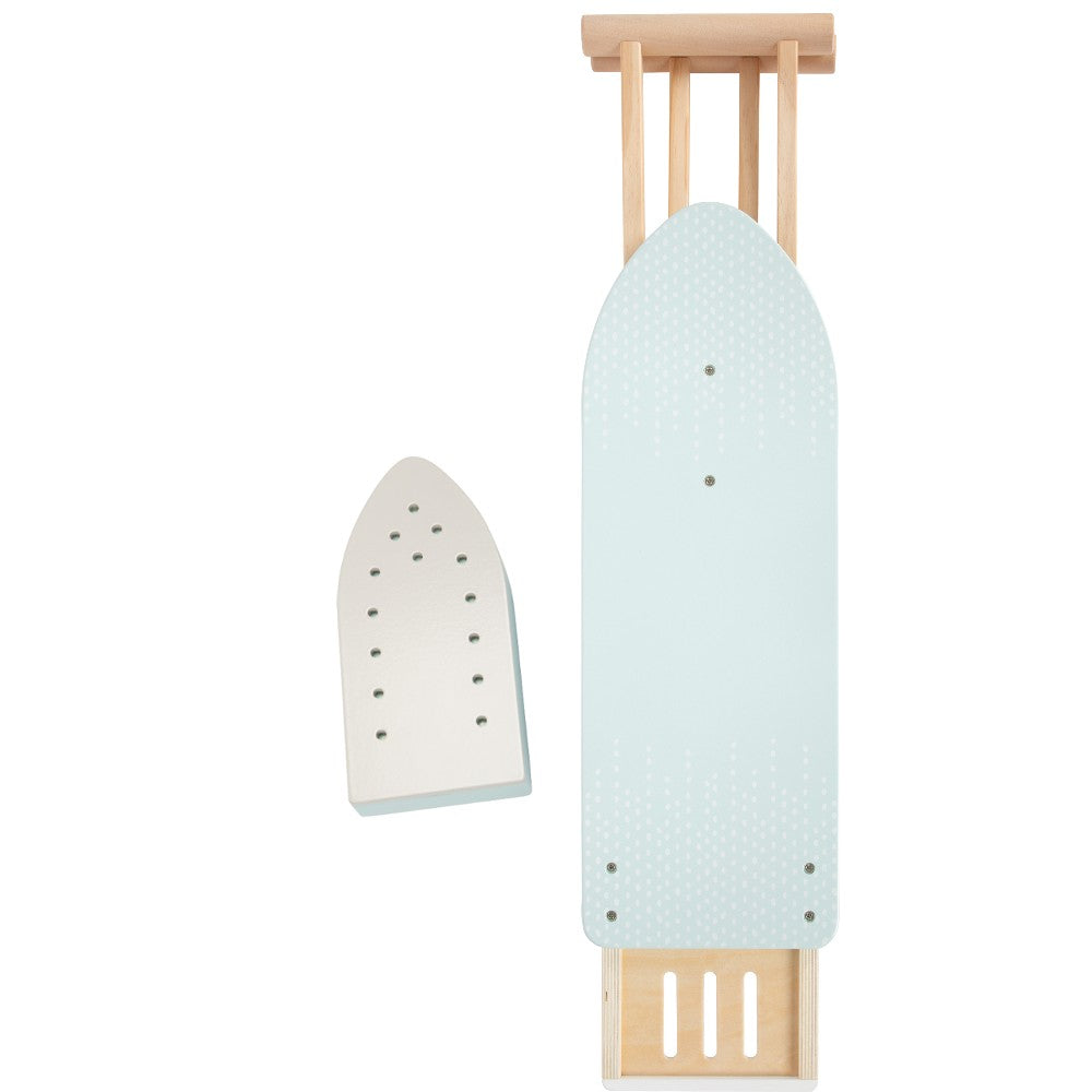 Set masă de călcat reglabilă și fier din lemn pentru copii, Small Foot, 3 ani+