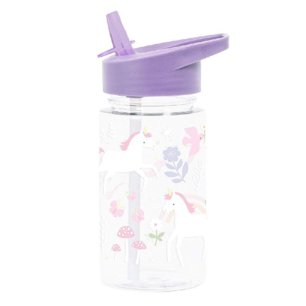 Sticlă de apă copii, Unicorn, A Little Lovely Company, 450 ml, 6 luni+