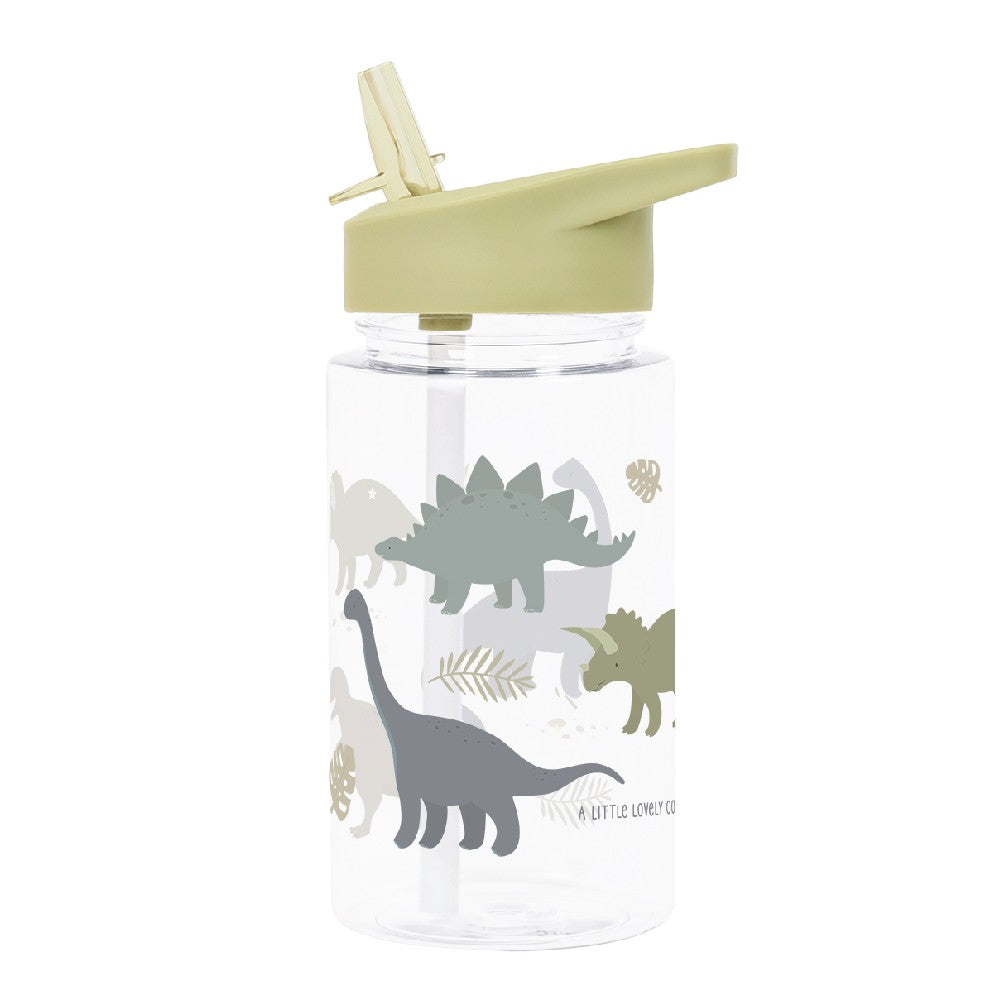 Sticlă de apă copii, Dinozauri, A Little Lovely Company, 450 ml, 6 luni+