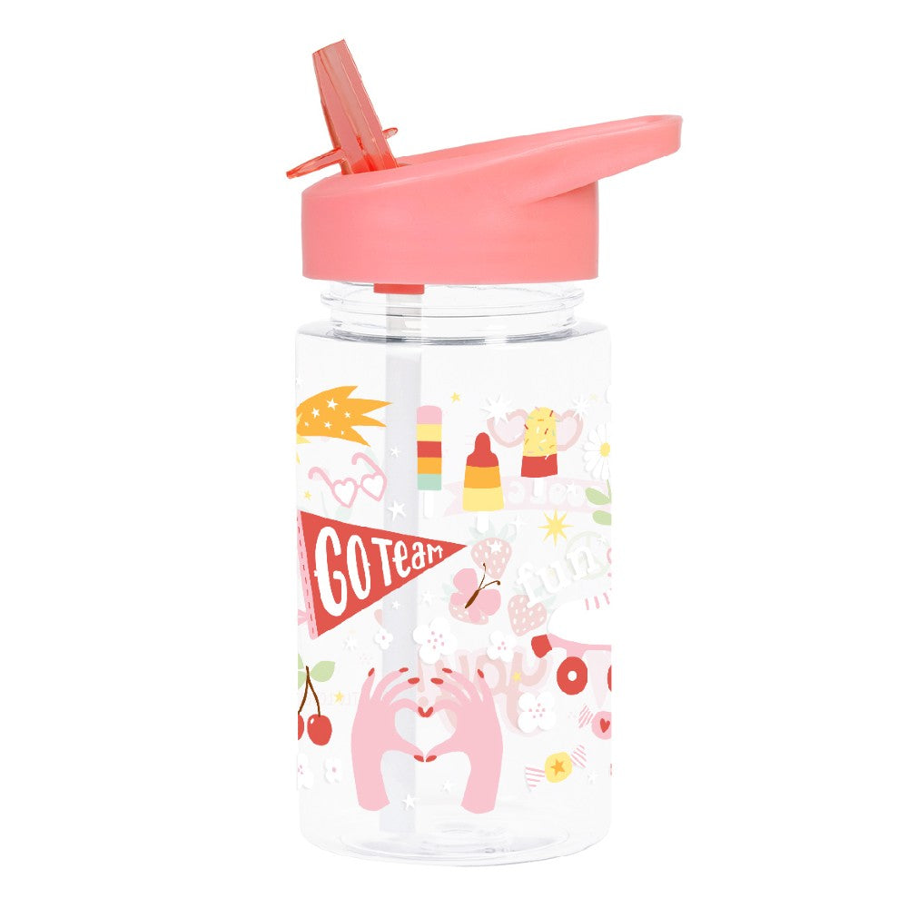 Sticlă de apă copii, Fun, A Little Lovely Company, 450 ml, 6 luni+
