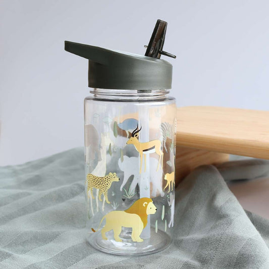 Sticlă de apă copii, Savana, A Little Lovely Company, 450 ml, 6 luni+