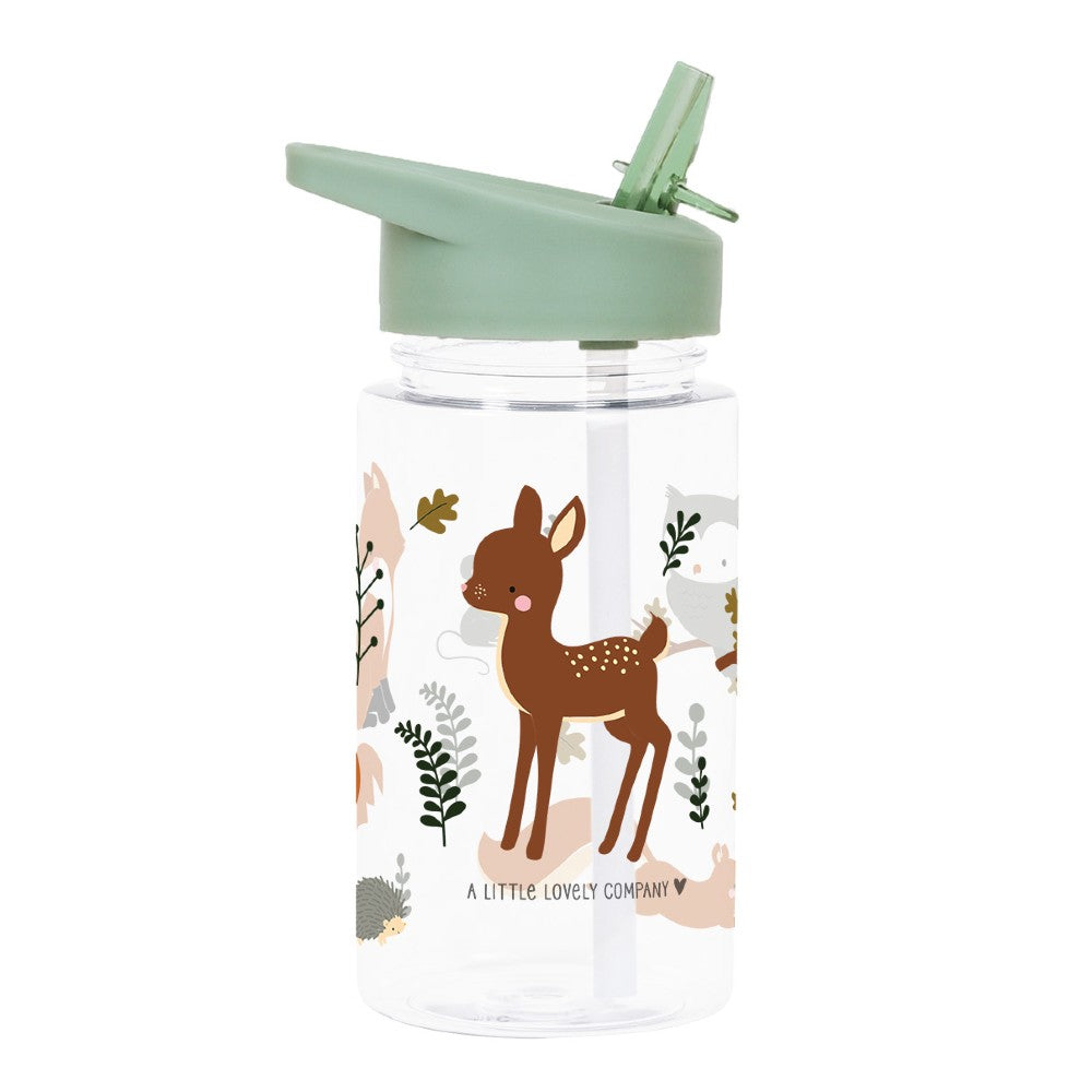 Sticlă de apă copii, Forest Friends, A Little Lovely Company, 450 ml, 6 luni+