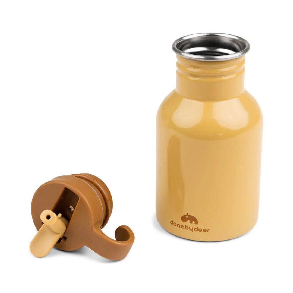 Sticlă de apă termos pentru copii Raffi, Done by Deer, Muștar, 350 ml, 6 luni+