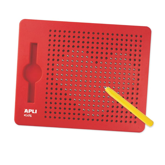 Tablă magnetică de desenat cu bile, 22x18 cm, APLI, 5 ani+