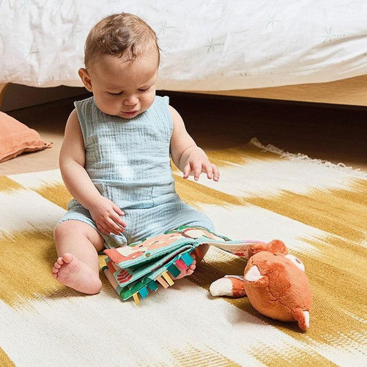 Vulpița Nino, Jucărie de pluș moale, Kaloo, Portocalie, 15 cm, 0 luni+