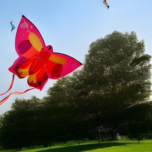 Zmeu pentru copii, Fluture, Vilac, 90x70 cm, 3 ani+